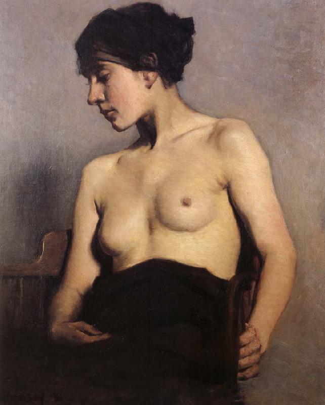 Hugh Ramsay Seated nude Germany oil painting art